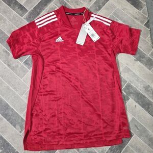 ADIDAS CONDIVO 21 condivo 22 CAMO 21 soccer jersey PRIME BLUE Women's Size MED